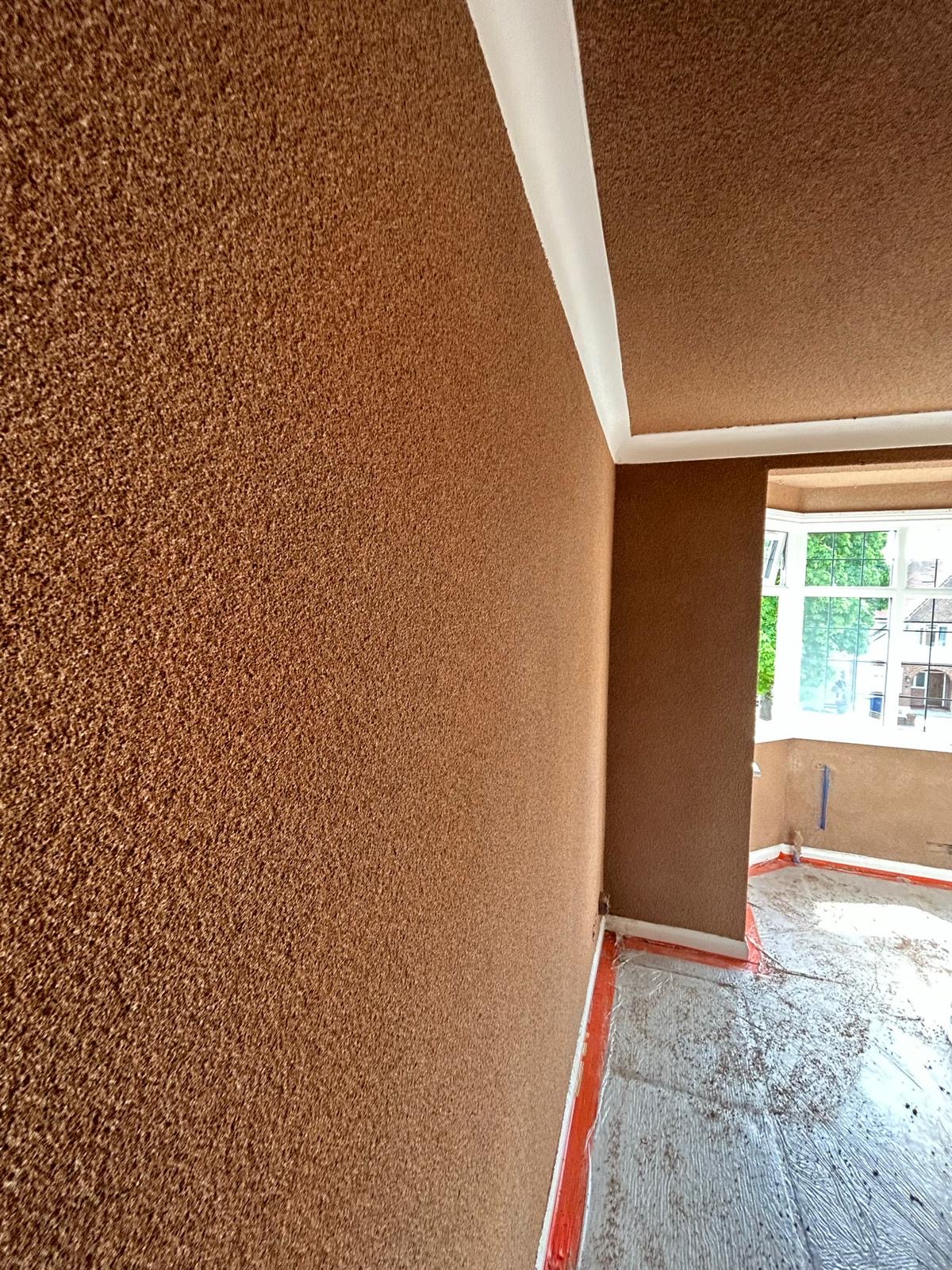 Close-up cork render texture by ALT Spray Cork