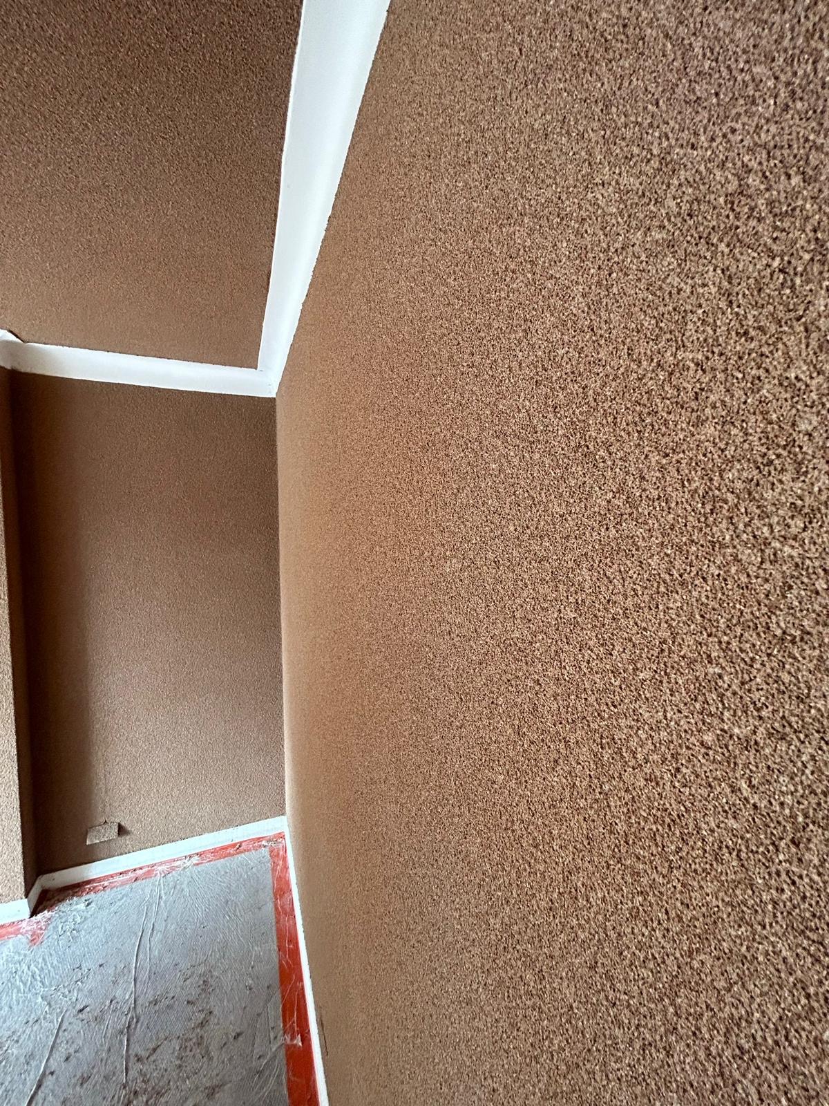 Cork render wall close-up by ALT Spray Cork